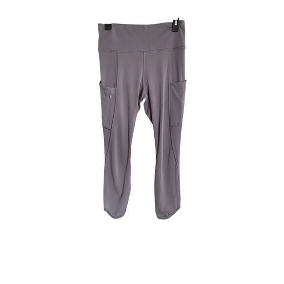 Athleta women’s gray sculptex up for anything ￼Capri leggings s/ small - Picture 2 of 5